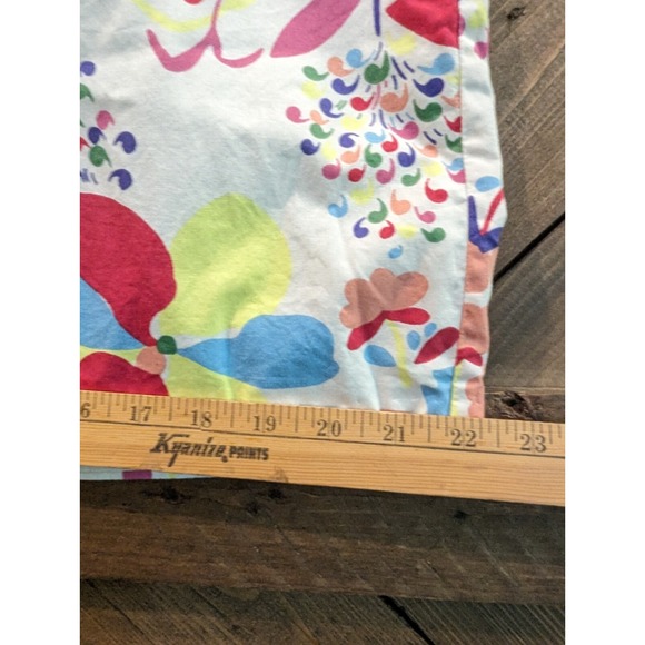 Boden Skirt Bright Multicolor Floral Lined A-Line Size 6 Side Zip Artsy - Picture 10 of 11